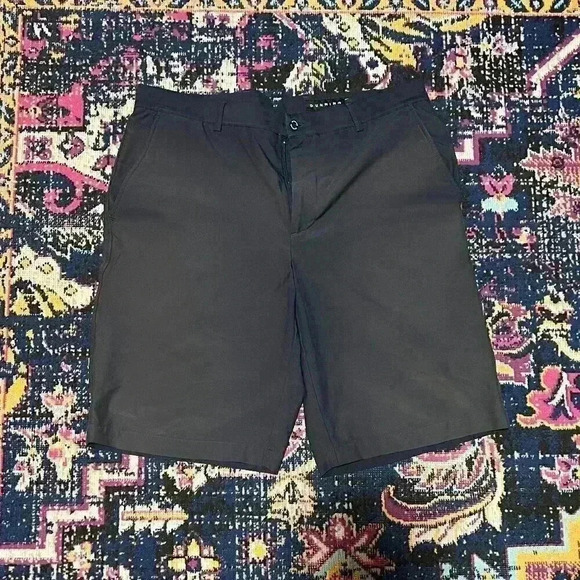 DUNNING MEN'S BLACK GOLF SHORTS SIZE 34 WAIST 34" INSEAM 10" - Picture 1 of 2